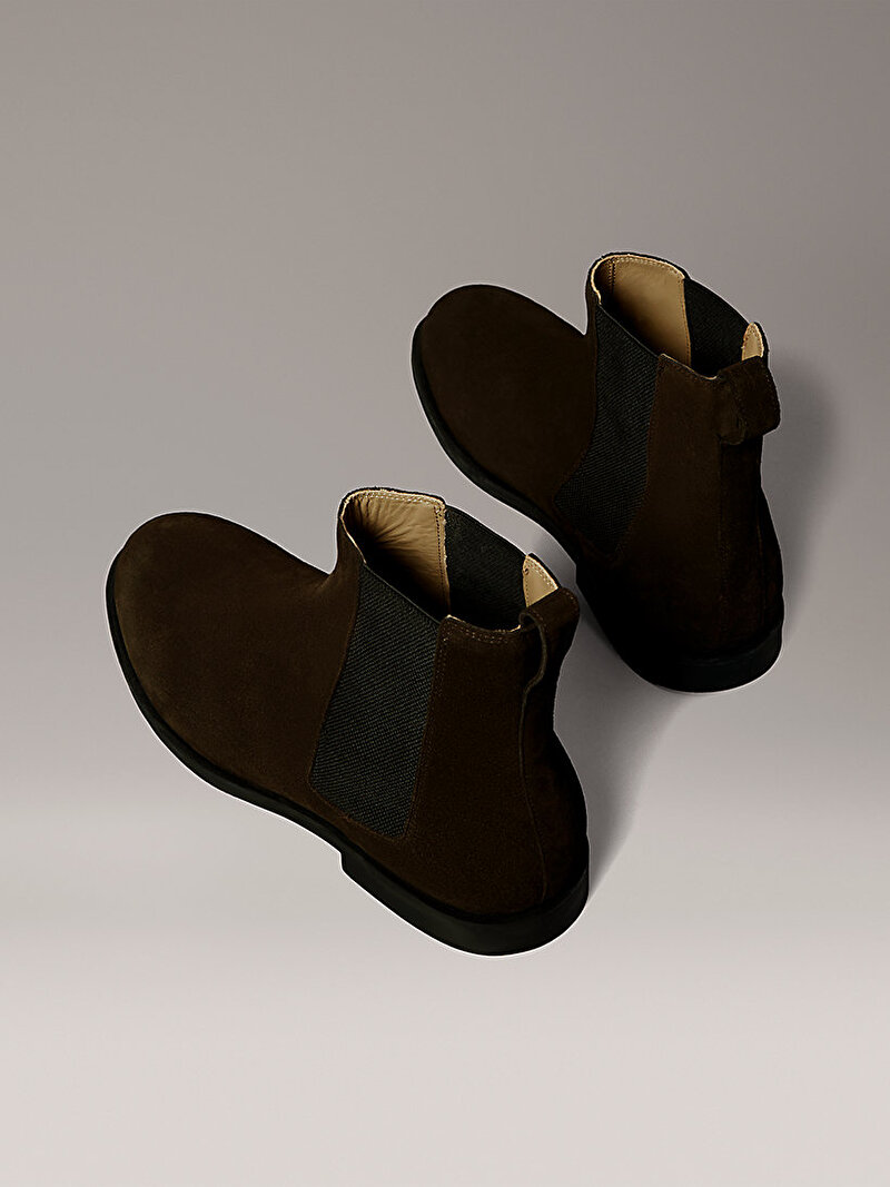 Calvin Klein Kahverengi Renkli Erkek Essential Rubber Chelsea Bot