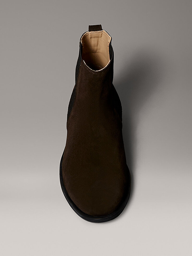 Calvin Klein Kahverengi Renkli Erkek Essential Rubber Chelsea Bot