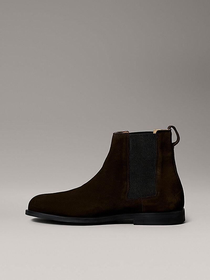 Calvin Klein Kahverengi Renkli Erkek Essential Rubber Chelsea Bot