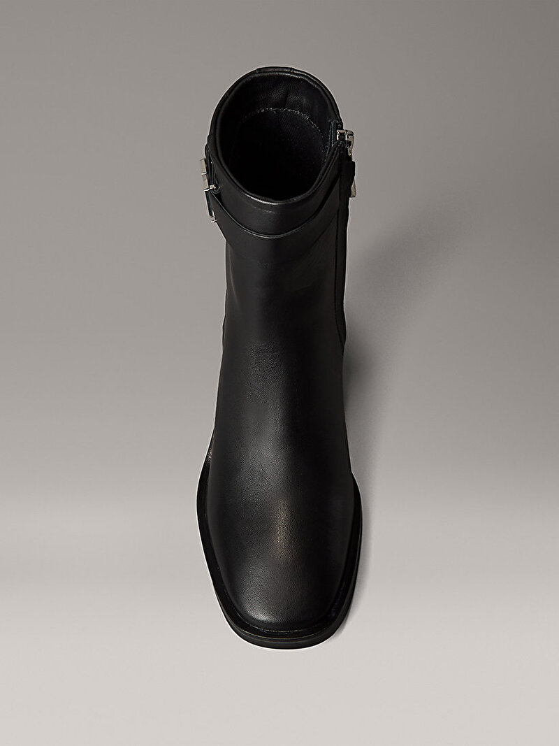 Calvin Klein Siyah Renkli Kadın Block Topuklu Bot