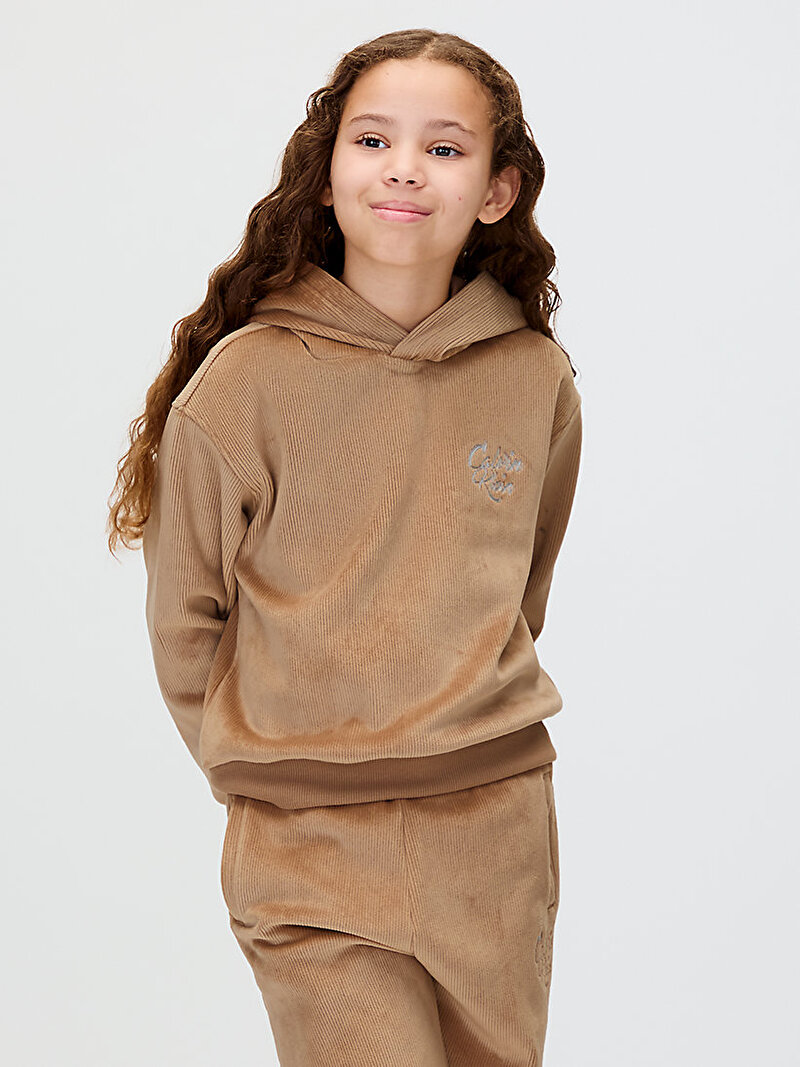 Kız Çocuk Velvet Rib Eşofman Takımı