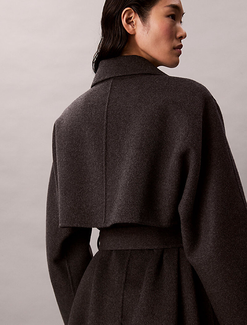 Calvin Klein Siyah Renkli Kadın Hero Trençkot