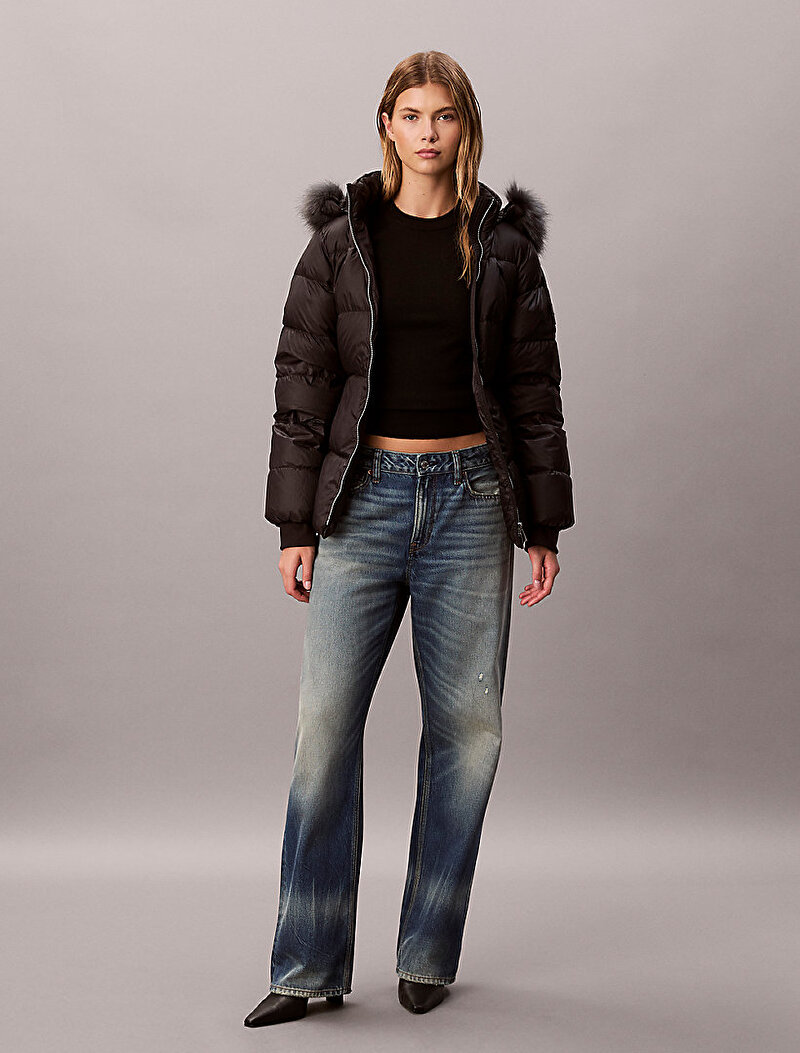 Kadın Mid Down Puffer Mont