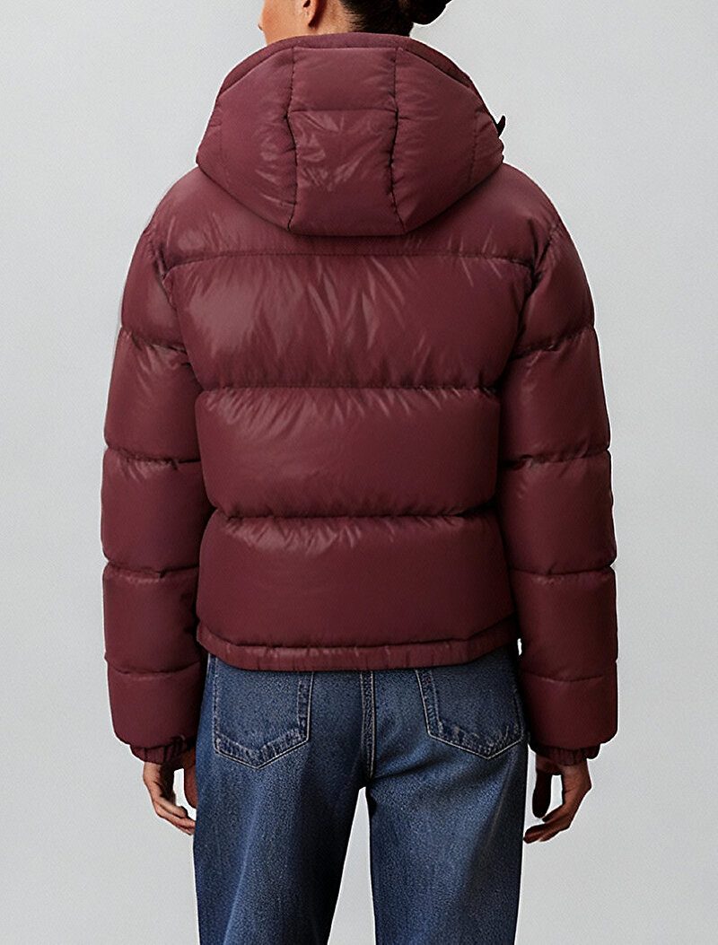 Calvin Klein Kırmızı Renkli Kadın Essential Midweight Puffer Mont