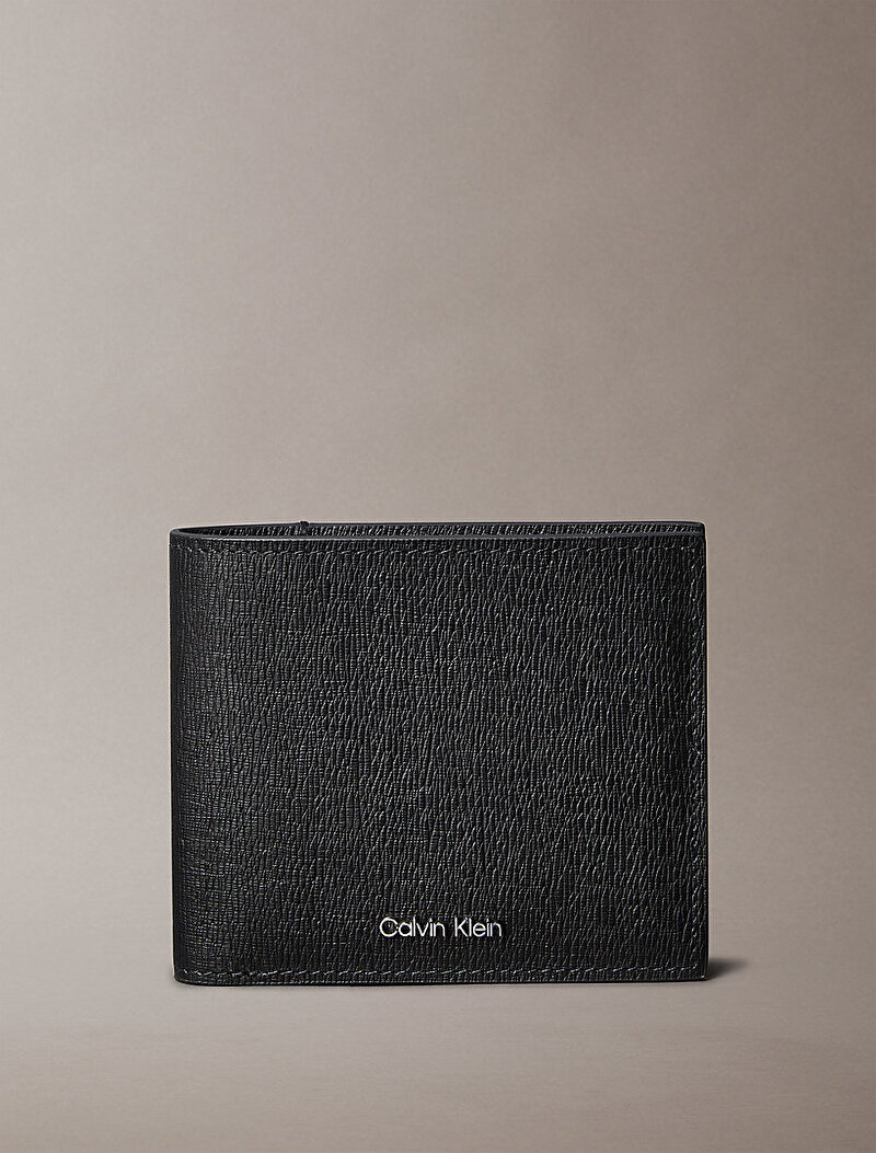 Calvin Klein Siyah Renkli Erkek Saffiano Cüzdan