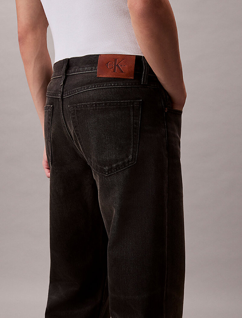 Calvin Klein Siyah Renkli Erkek 90s Straight Original Jean Pantolon