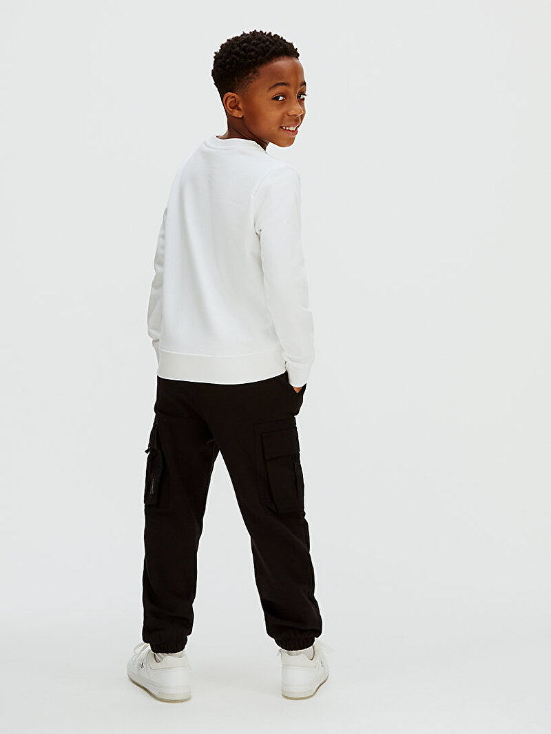 Calvin Klein Siyah Renkli Erkek Çocuk Contrast Pocket Eşofman Altı