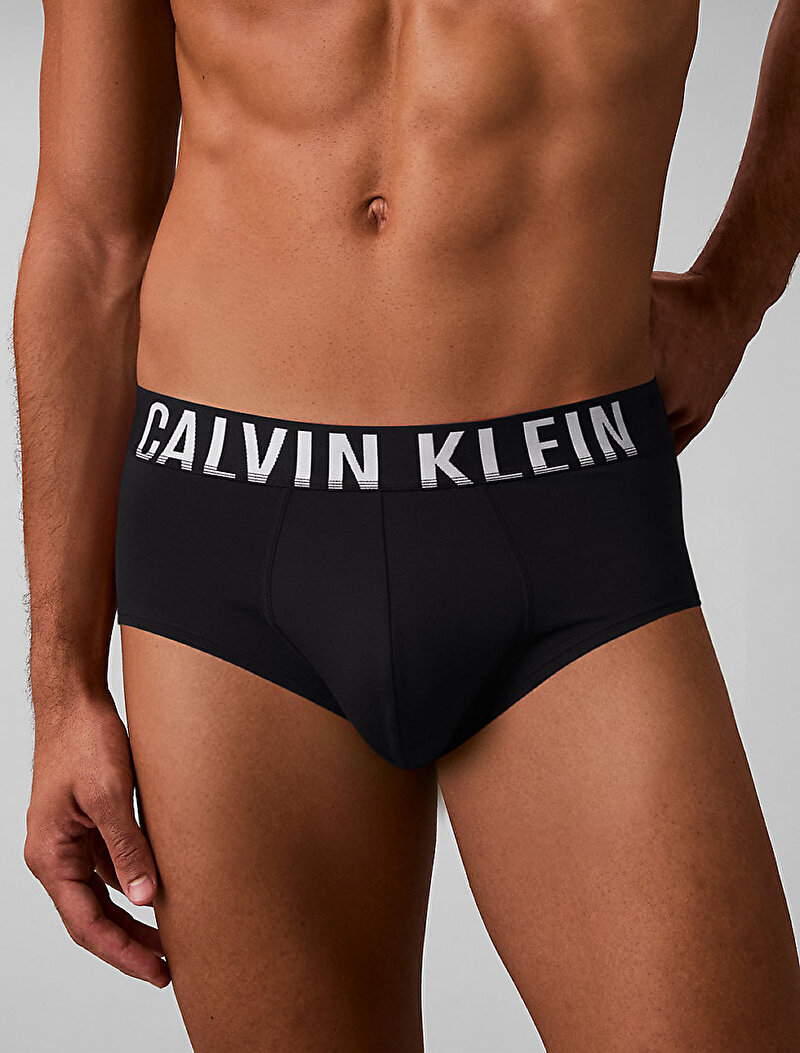 Calvin Klein Siyah Renkli Erkek 3'lü Paket Hip Brief Slip