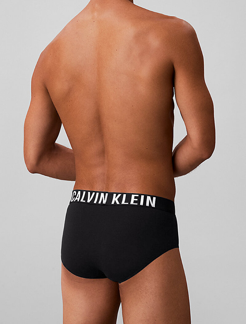 Calvin Klein Siyah Renkli Erkek 3'lü Paket Hip Brief Slip