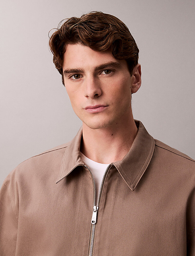 Calvin Klein Bej Renkli Erkek 90s Straight Corduroy Pantolon