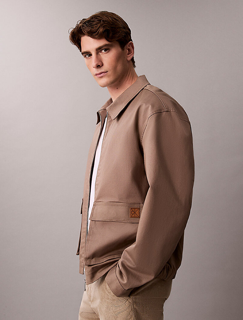 Calvin Klein Bej Renkli Erkek 90s Straight Corduroy Pantolon