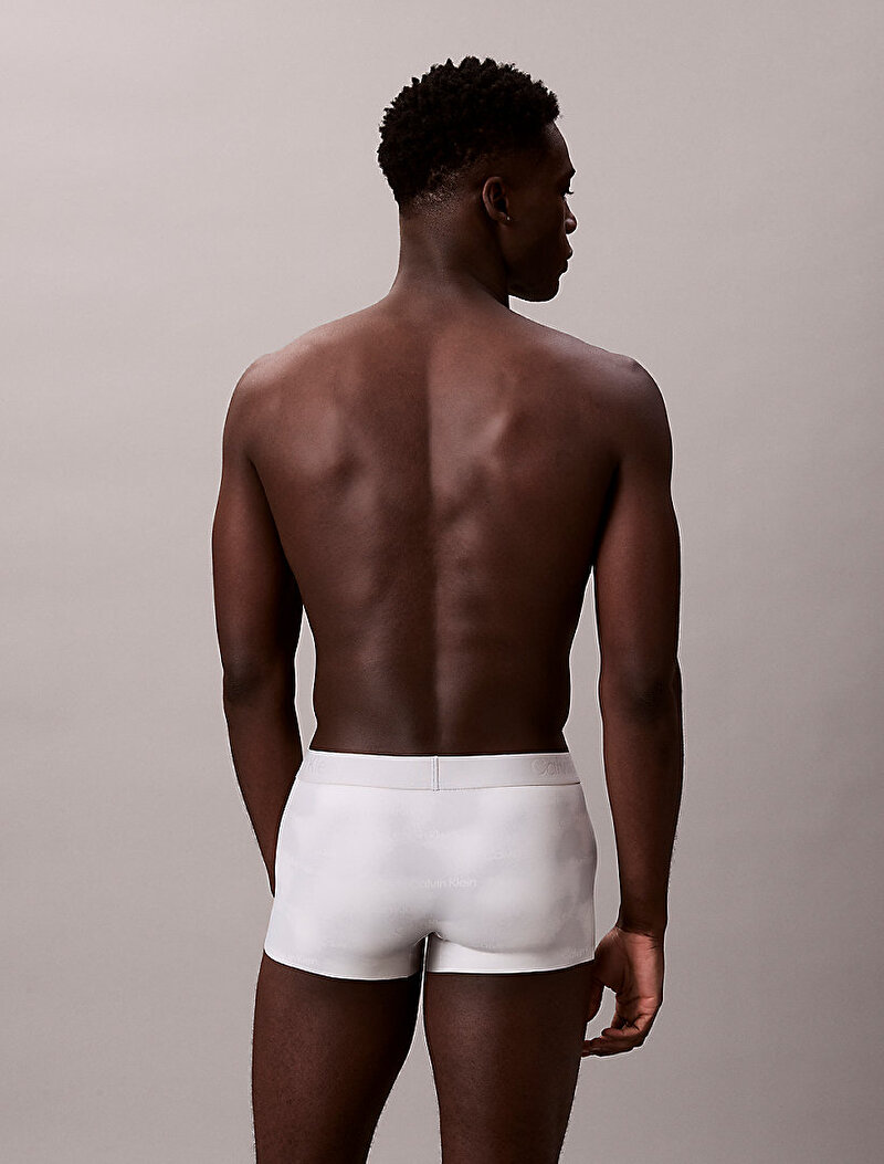 Calvin Klein Beyaz Renkli Erkek Low Rise Trunk Boxer