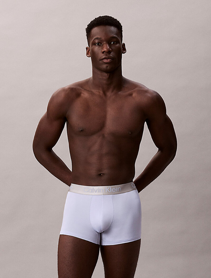 Calvin Klein Mavi Renkli Erkek 3'lü Paket Trunk Boxer Seti