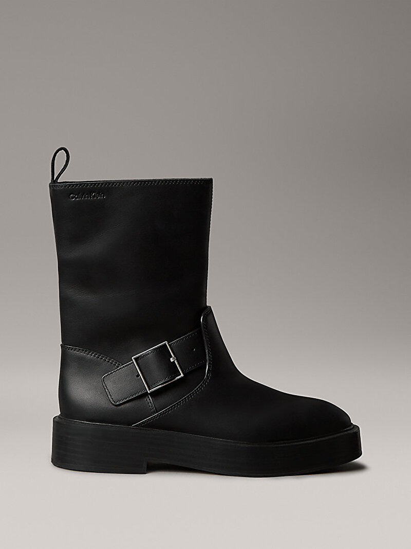 Calvin Klein Siyah Renkli Kadın Concave Welt Bot