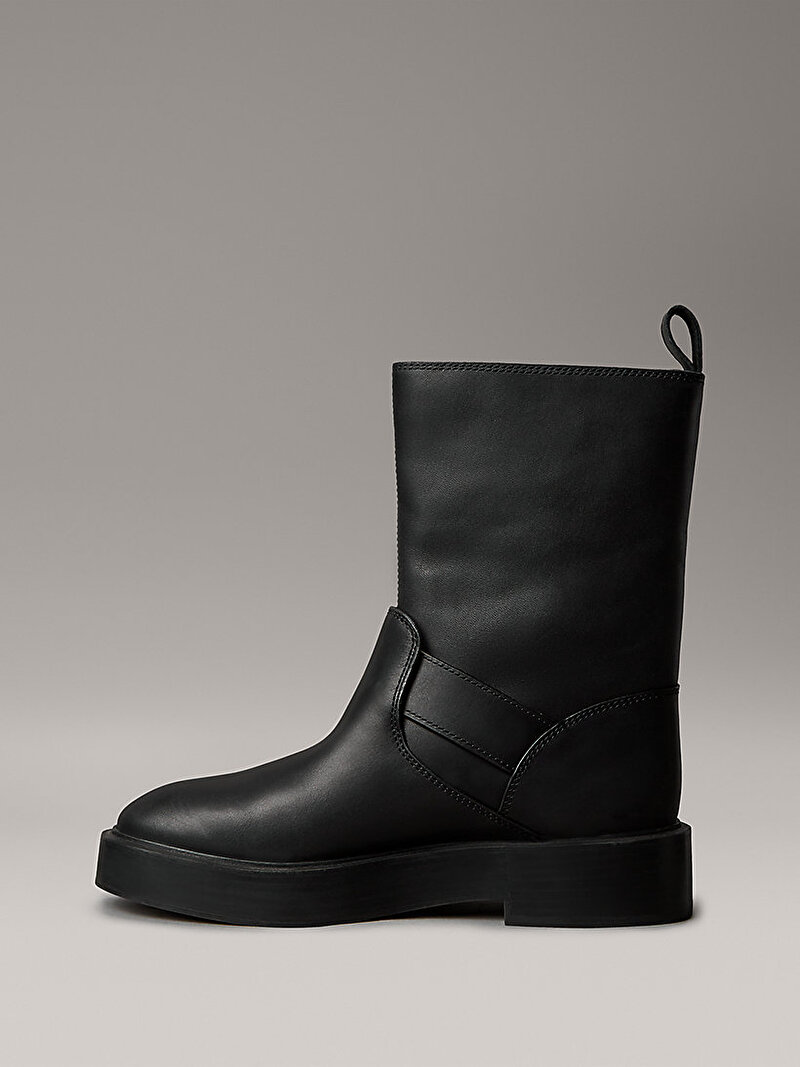 Calvin Klein Siyah Renkli Kadın Concave Welt Bot