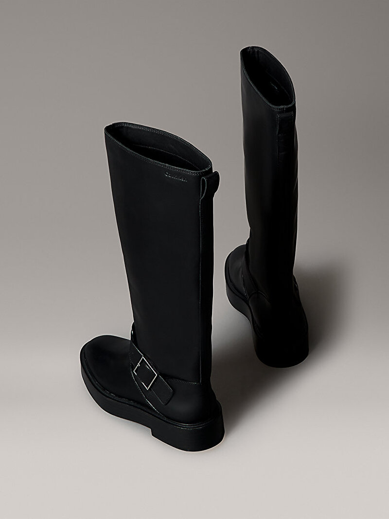 Calvin Klein Siyah Renkli Kadın Concave Welt Bot