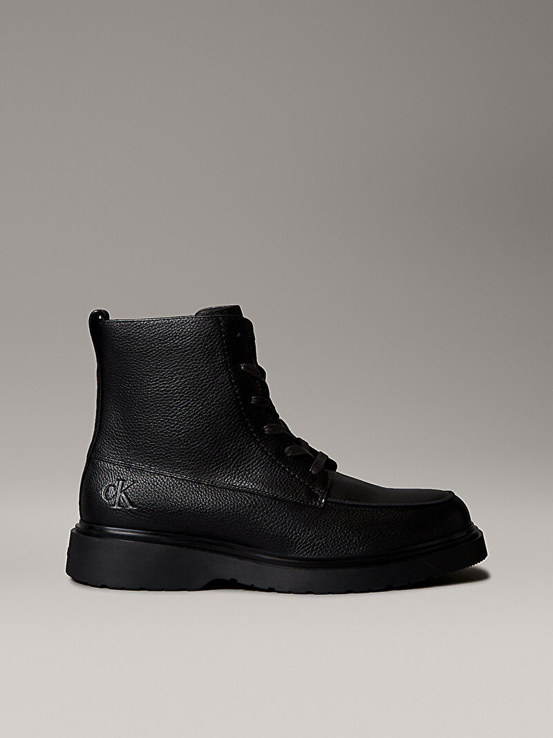 Calvin Klein Siyah Renkli Erkek Combat Essential Lace Up Bot