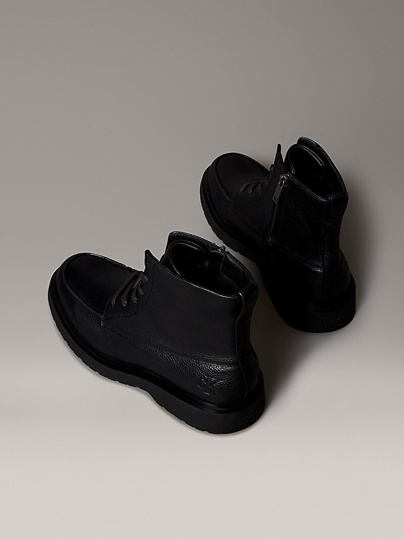 Calvin Klein Siyah Renkli Erkek Combat Essential Lace Up Bot