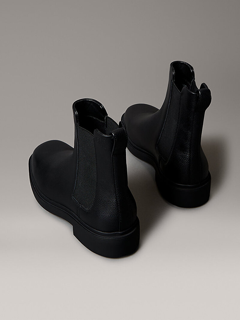 Calvin Klein Siyah Renkli Erkek Dress Lug Chelsea Bot