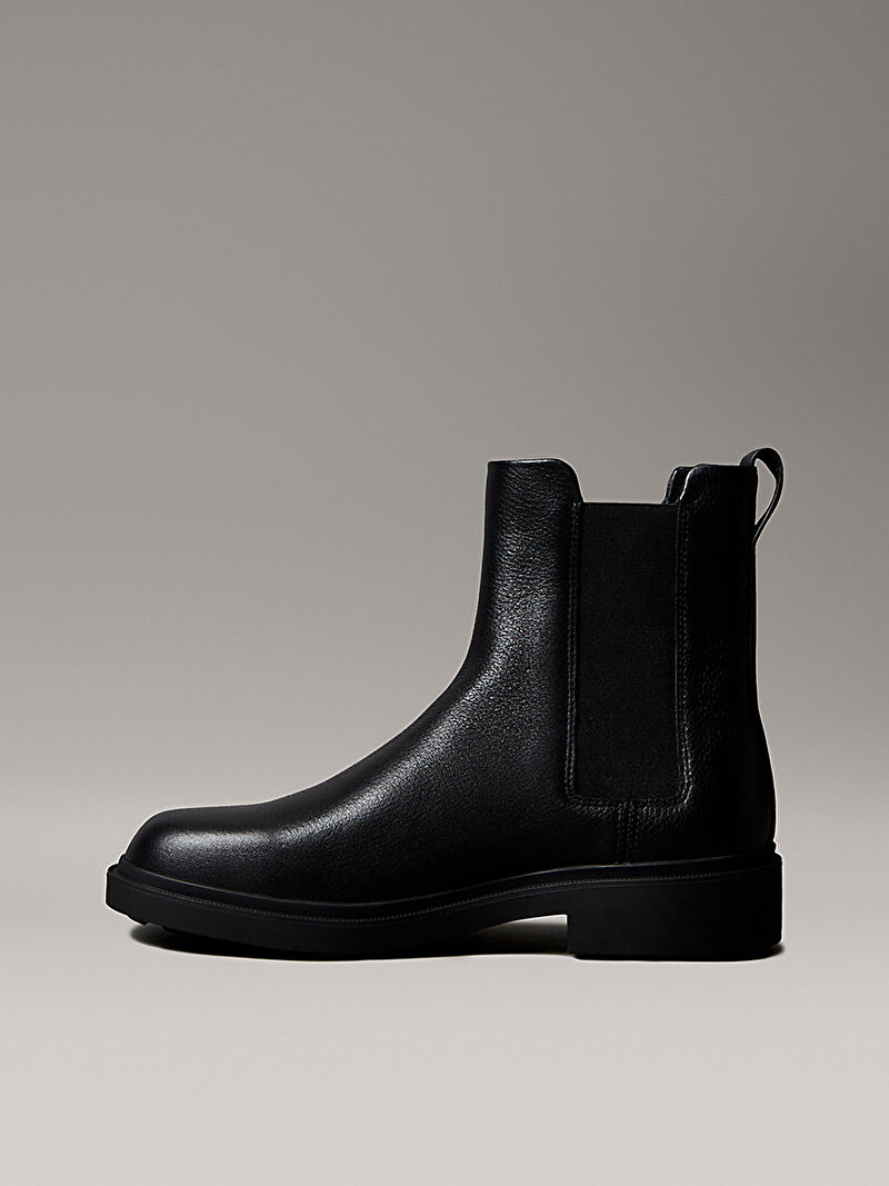 Calvin Klein Siyah Renkli Erkek Dress Lug Chelsea Bot