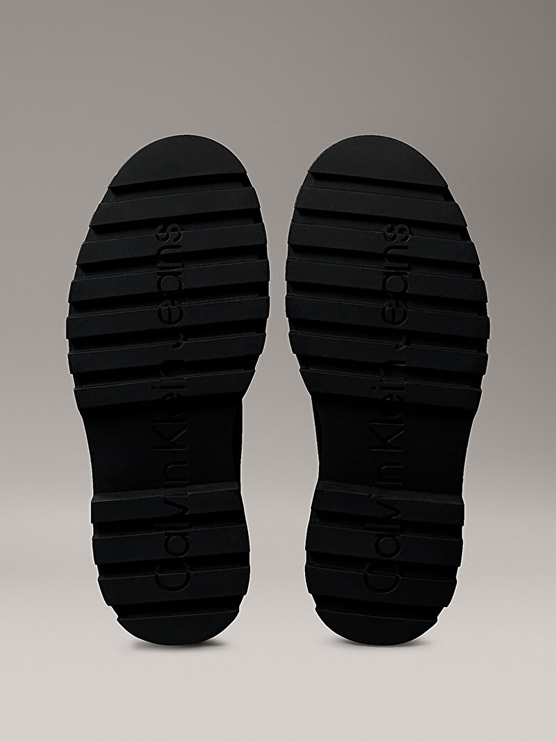 Calvin Klein Siyah Renkli Erkek Lugged Hiking Lace Up Bot