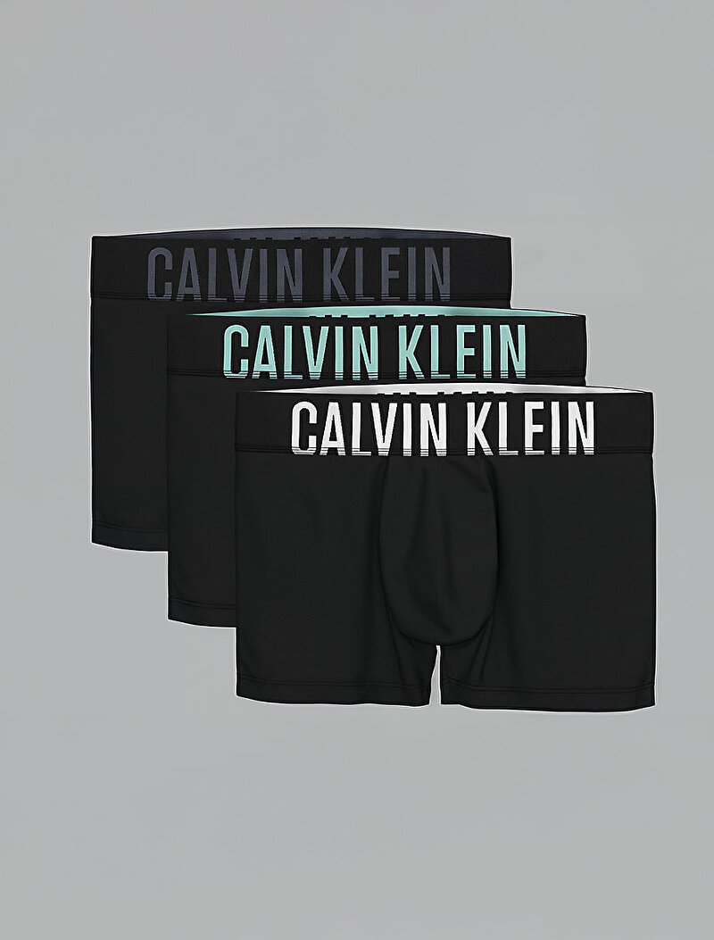Calvin Klein Siyah Renkli Erkek 3'lü Paket Trunk Boxer Seti
