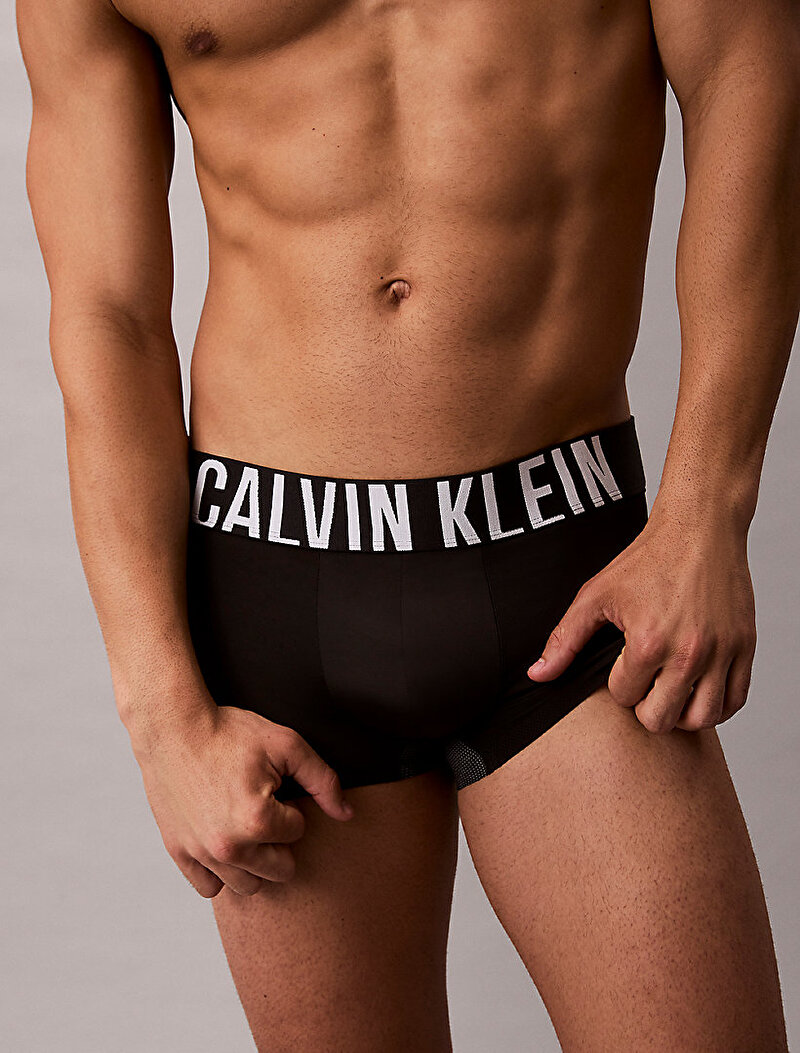 Calvin Klein Siyah Renkli Erkek Low Rise Trunk Boxer