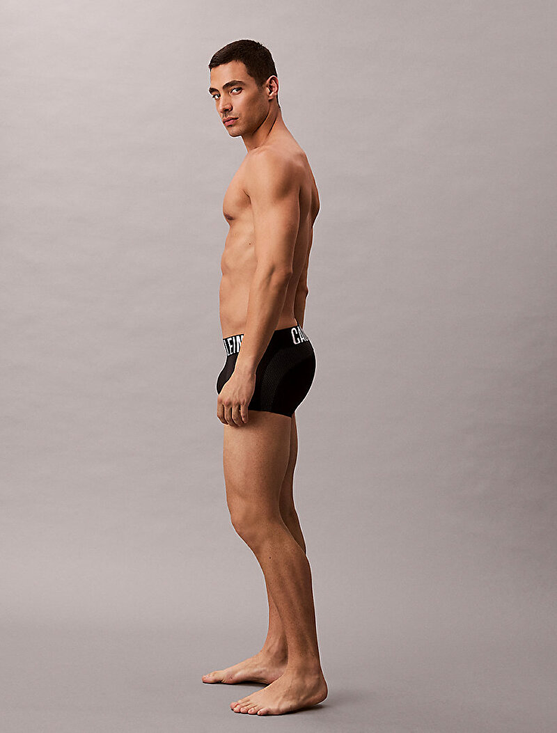 Calvin Klein Siyah Renkli Erkek Low Rise Trunk Boxer