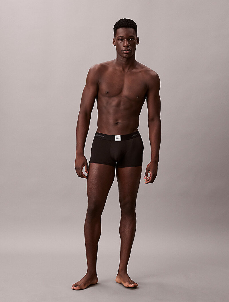 Calvin Klein Siyah Renkli Erkek Low Rise Trunk Boxer