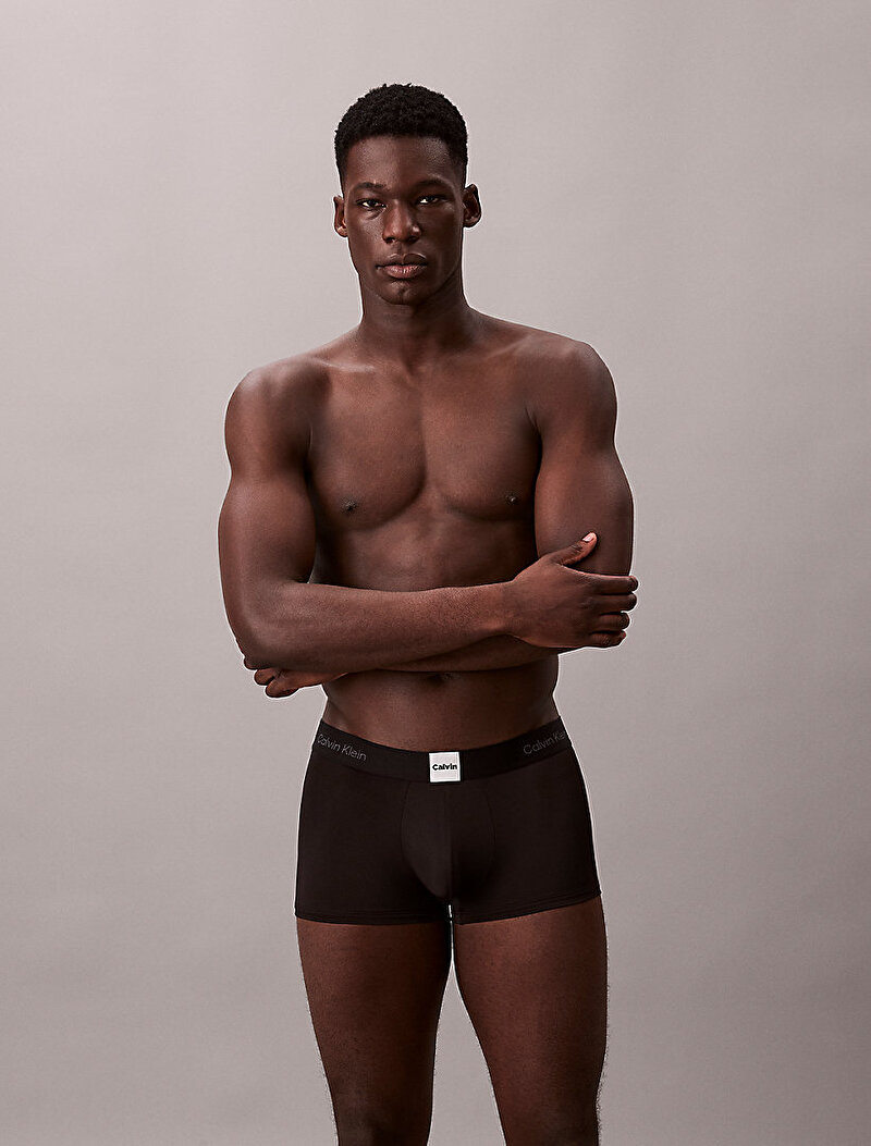 Calvin Klein Siyah Renkli Erkek Low Rise Trunk Boxer