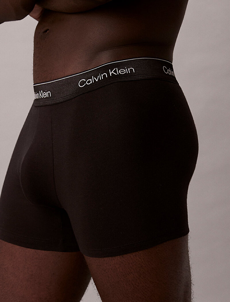Calvin Klein Siyah Renkli Erkek Trunk Boxer