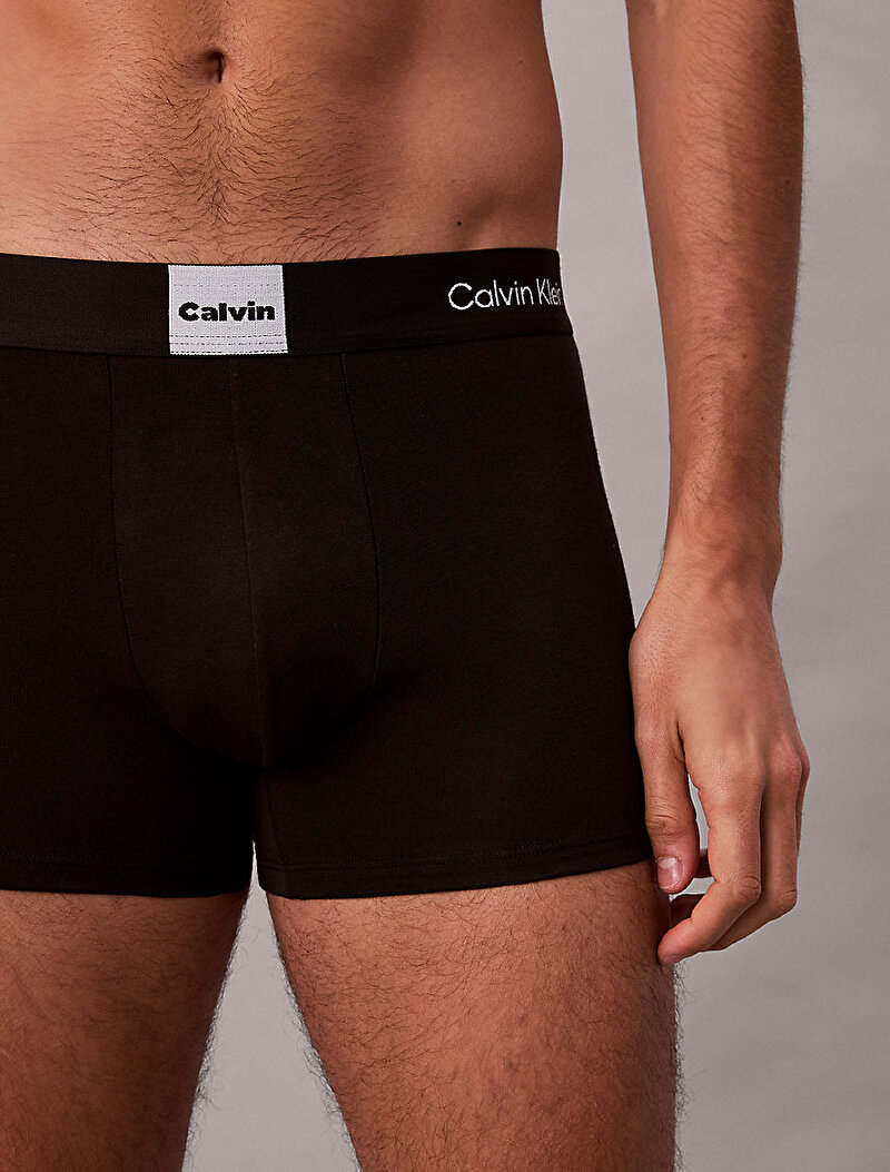 Calvin Klein Siyah Renkli Erkek 3'lü Paket Trunk Boxer Seti
