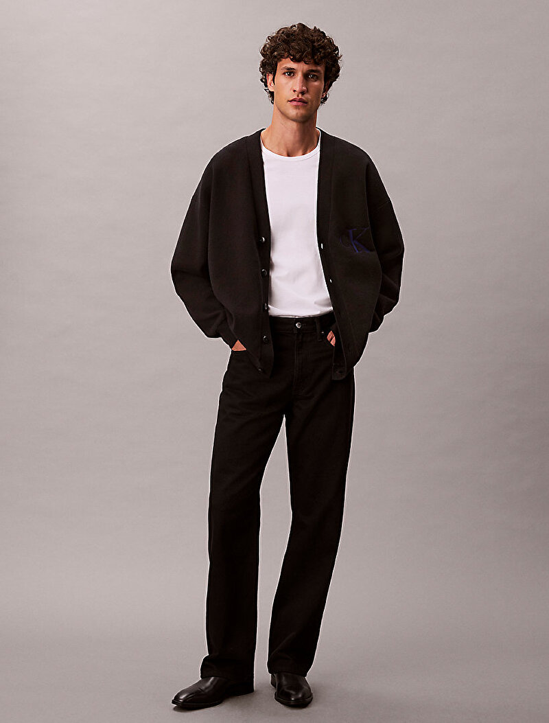 Calvin Klein Siyah Renkli Erkek Kaşmir Kazak