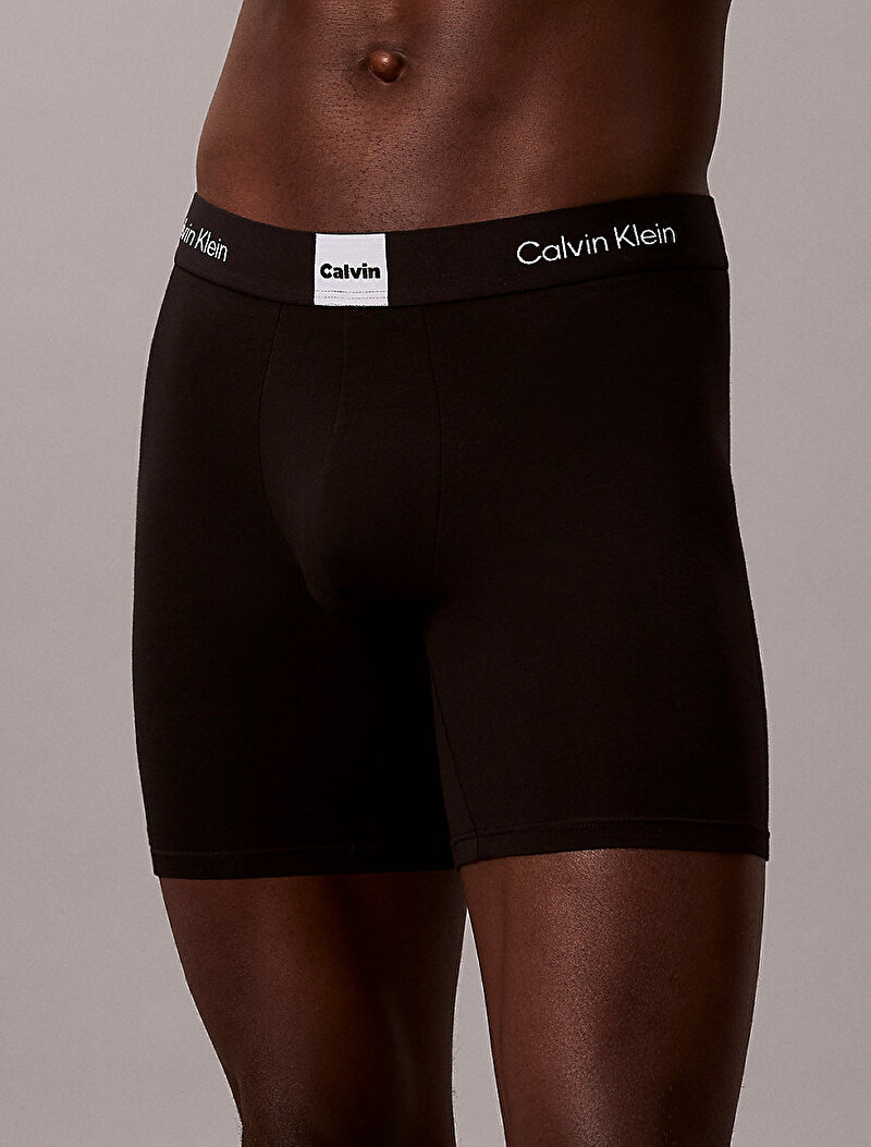 Calvin Klein Siyah Renkli Erkek 3'lü Paket Brief Boxer Seti