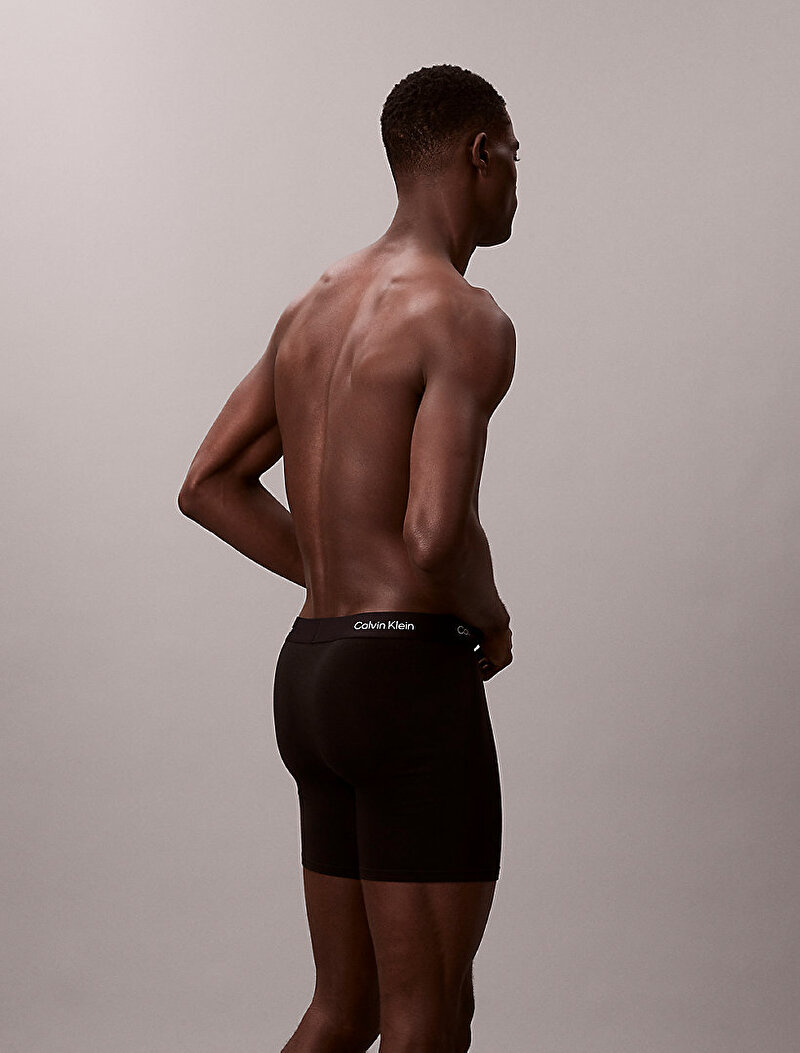 Calvin Klein Siyah Renkli Erkek 3'lü Paket Brief Boxer Seti