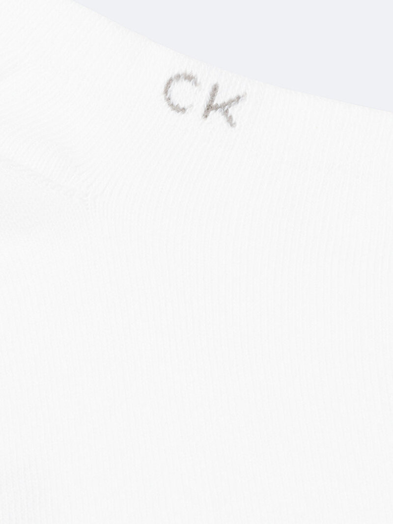 Calvin Klein Beyaz Renkli Erkek 2'li Paket CK Men Sneaker Çorabı