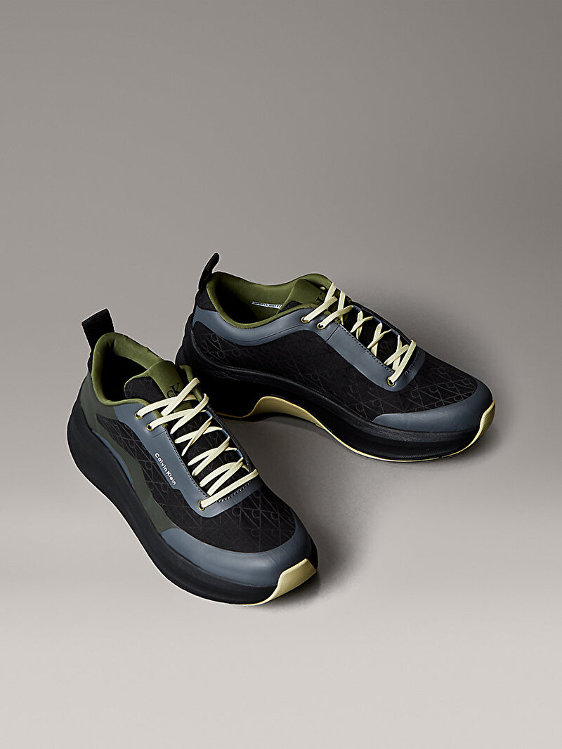 Calvin Klein Çok renkli Renkli Erkek Chunky Runner Lace Up Sneaker