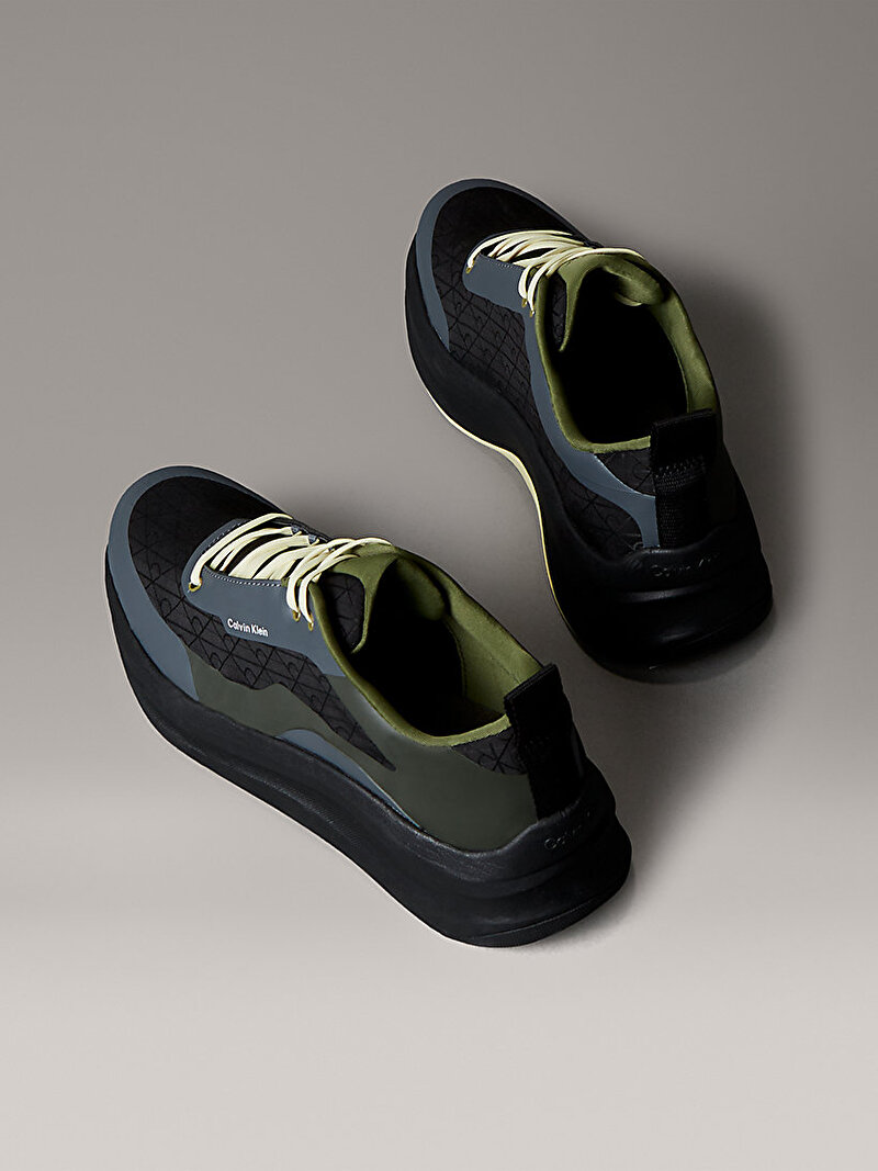 Calvin Klein Çok renkli Renkli Erkek Chunky Runner Lace Up Sneaker