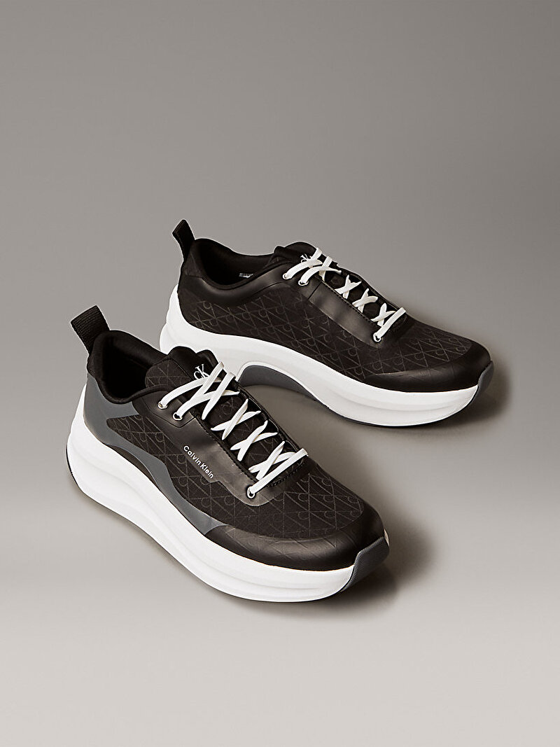 Calvin Klein Siyah Renkli Erkek Chunky Runner Lace Up Sneaker