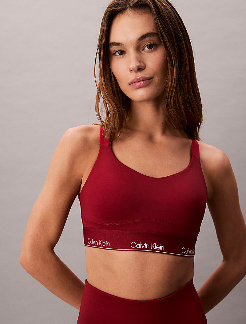 Calvin Klein Kırmızı Renkli Kadın Modern Sport High Sporcu Sütyeni
