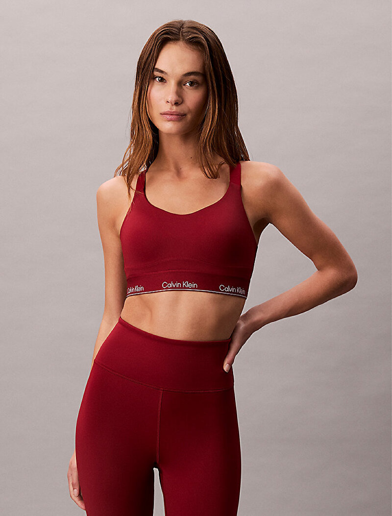 Calvin Klein Kırmızı Renkli Kadın Modern Sport High Sporcu Sütyeni