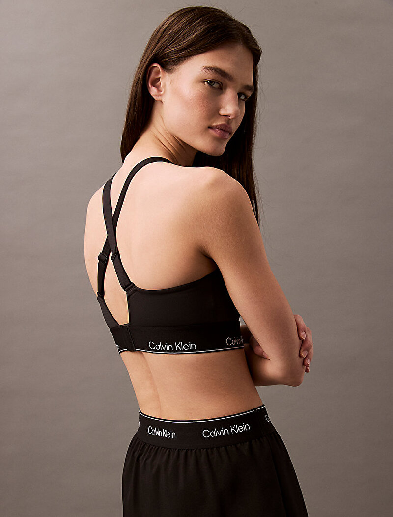 Calvin Klein Siyah Renkli Kadın Modern Sport High Sporcu Sütyeni