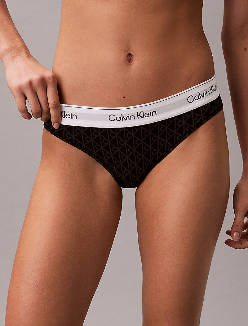 Calvin Klein Siyah Renkli Kadın Bikini Külot