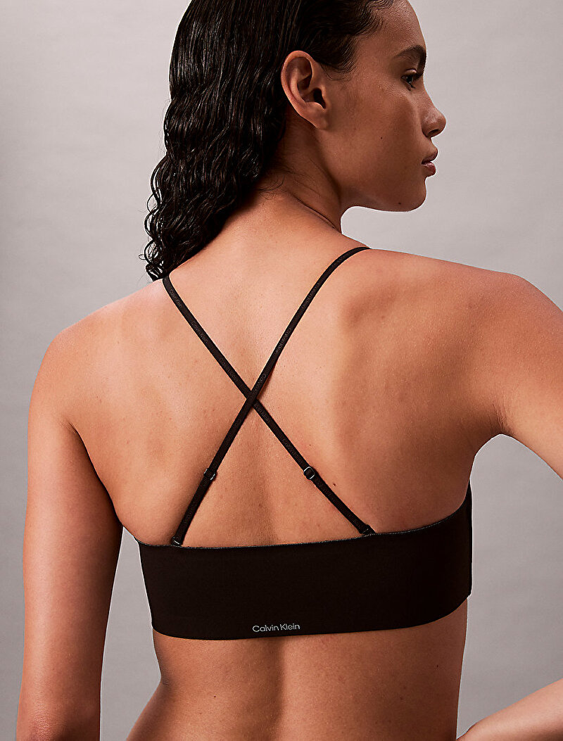 Calvin Klein Siyah Renkli Kadın Adapt Bandeau Strapless Sütyen