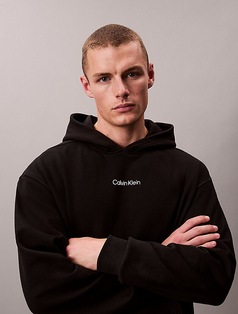 Calvin Klein Siyah Renkli Erkek Lifestyle Pullover Sweatshirt