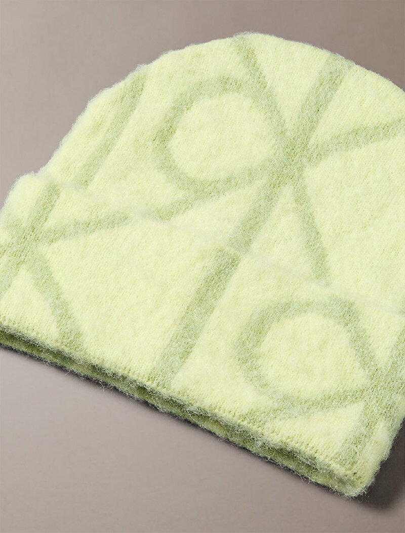 Calvin Klein Sarı Renkli Erkek Emblem Brushed Bere