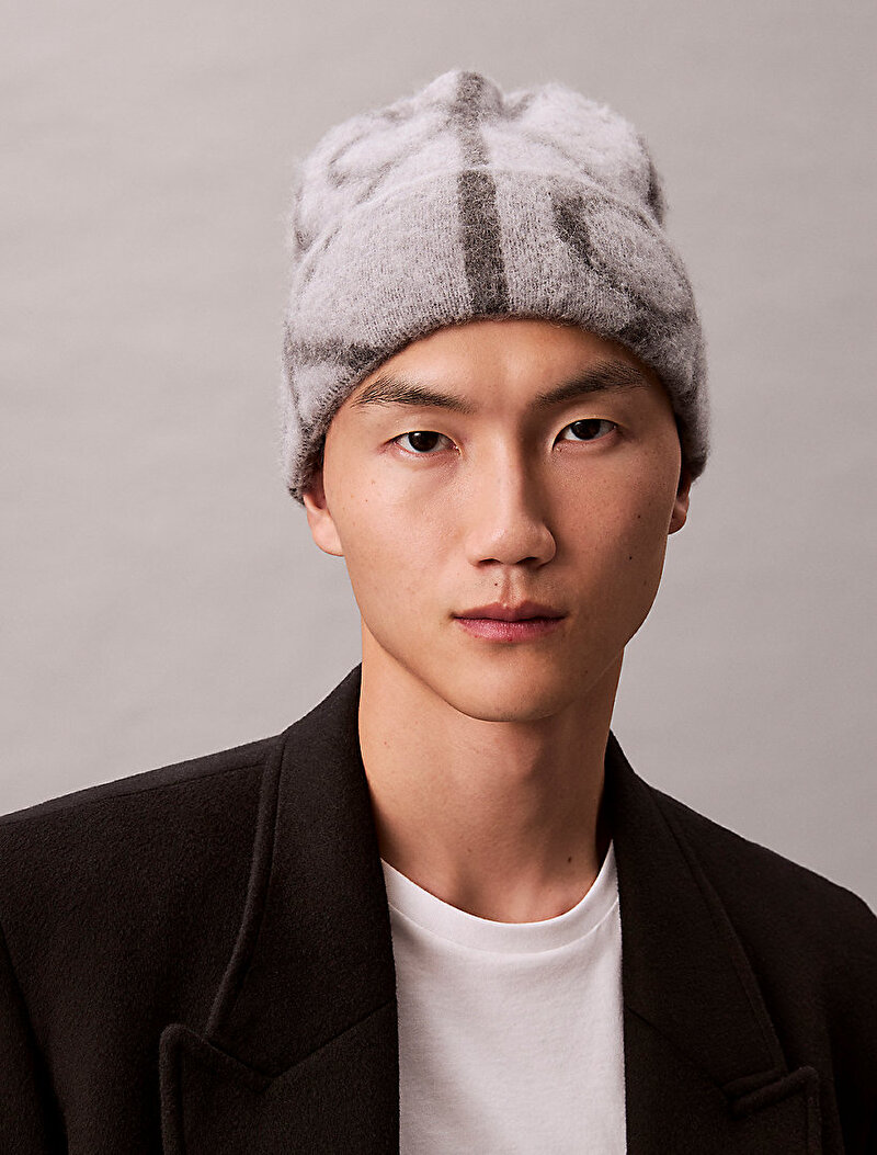 Calvin Klein Siyah Renkli Erkek Emblem Brushed Bere