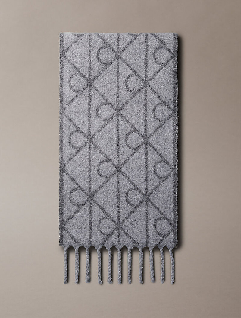 Erkek Emblem Brushed Atkı