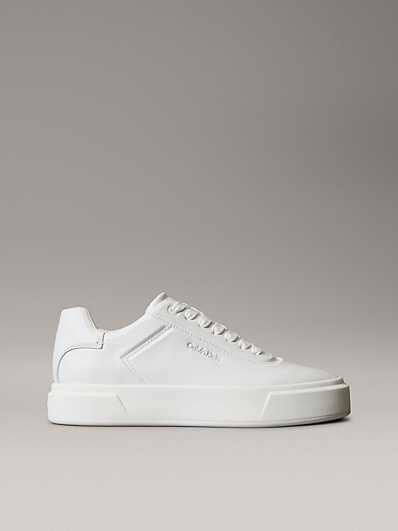 Calvin Klein Beyaz Renkli Kadın Basket Cupsole Sneaker