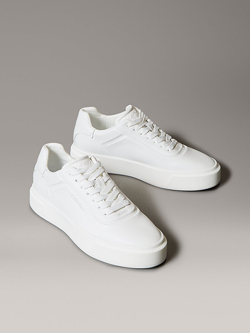 Calvin Klein Beyaz Renkli Kadın Basket Cupsole Sneaker
